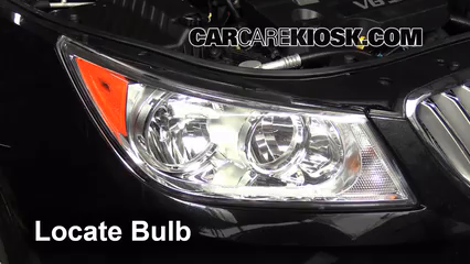 2010 Buick LaCrosse CXL 3.0L V6 Éclairage Feux de route (remplacer l'ampoule)